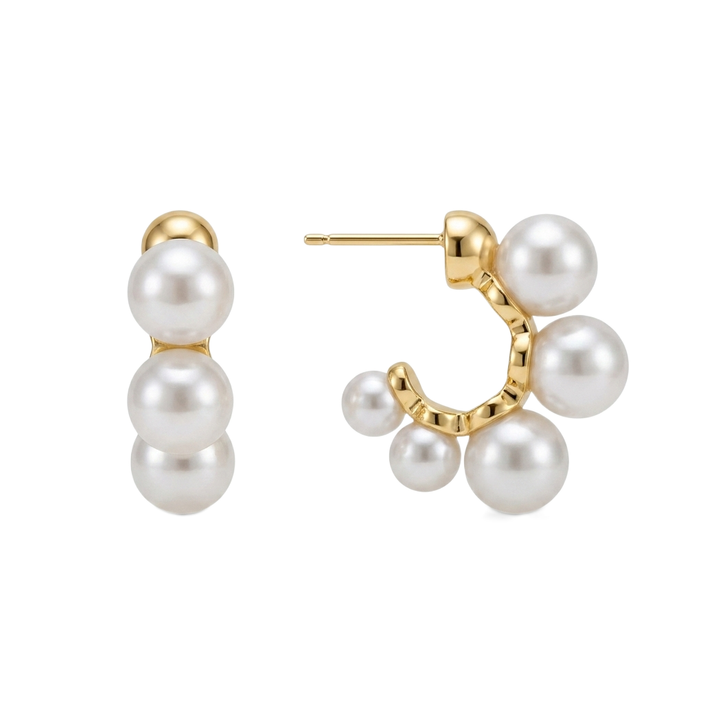 Graduated Pearl Küpe