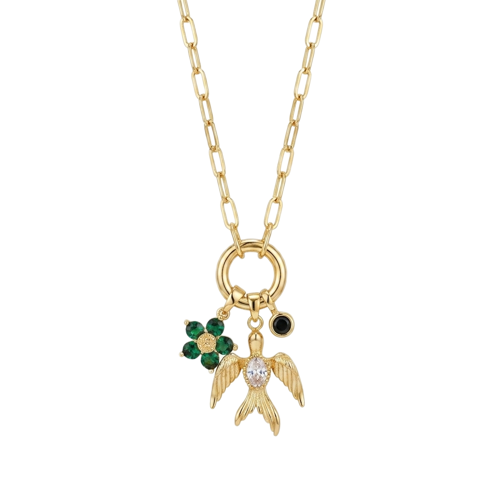 Aethelgard Bird Charm Kolye