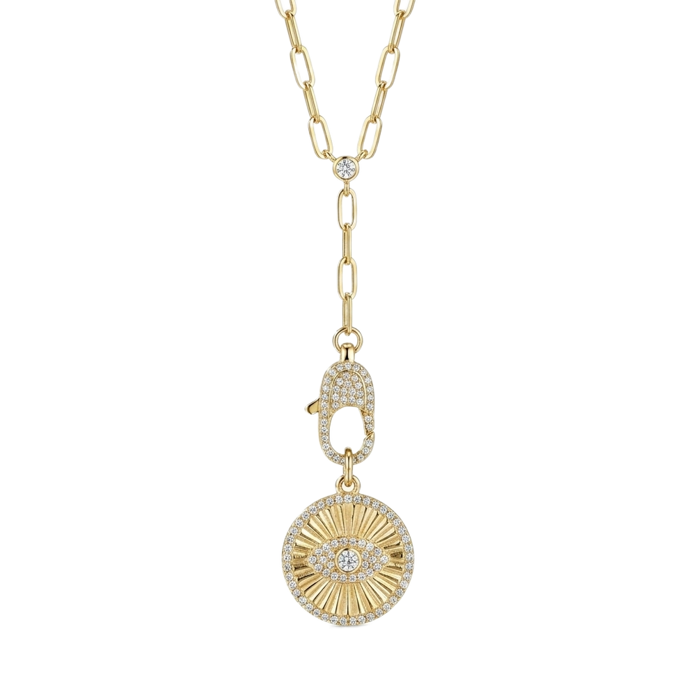 Sunburst Talisman Lariat Kolye