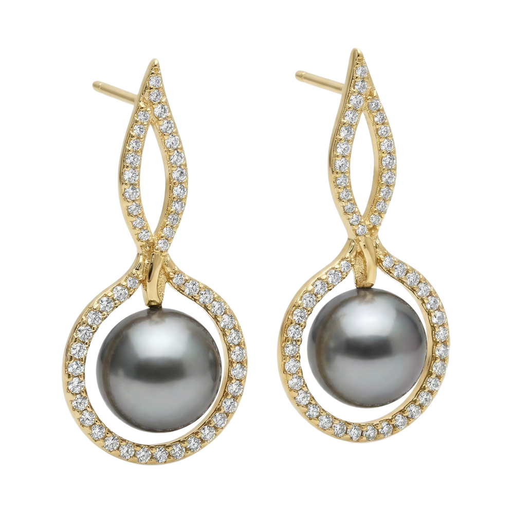 Anthracite Nebula Earrings