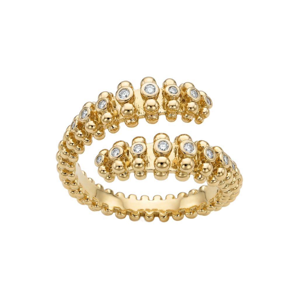 Solar Flare Spiral Yüzük