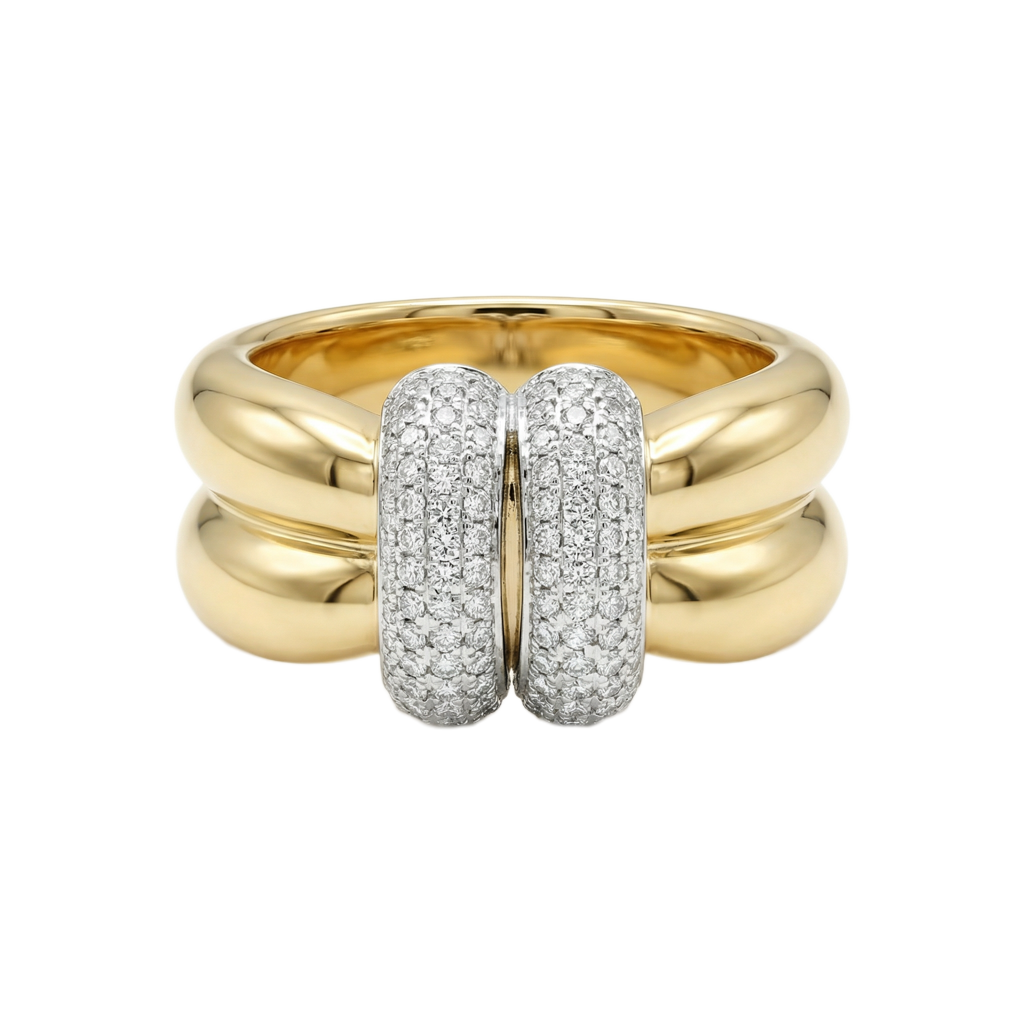 Gilded Symmetry Yüzük