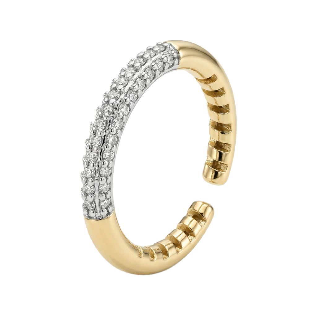 Textured Glint Yüzük