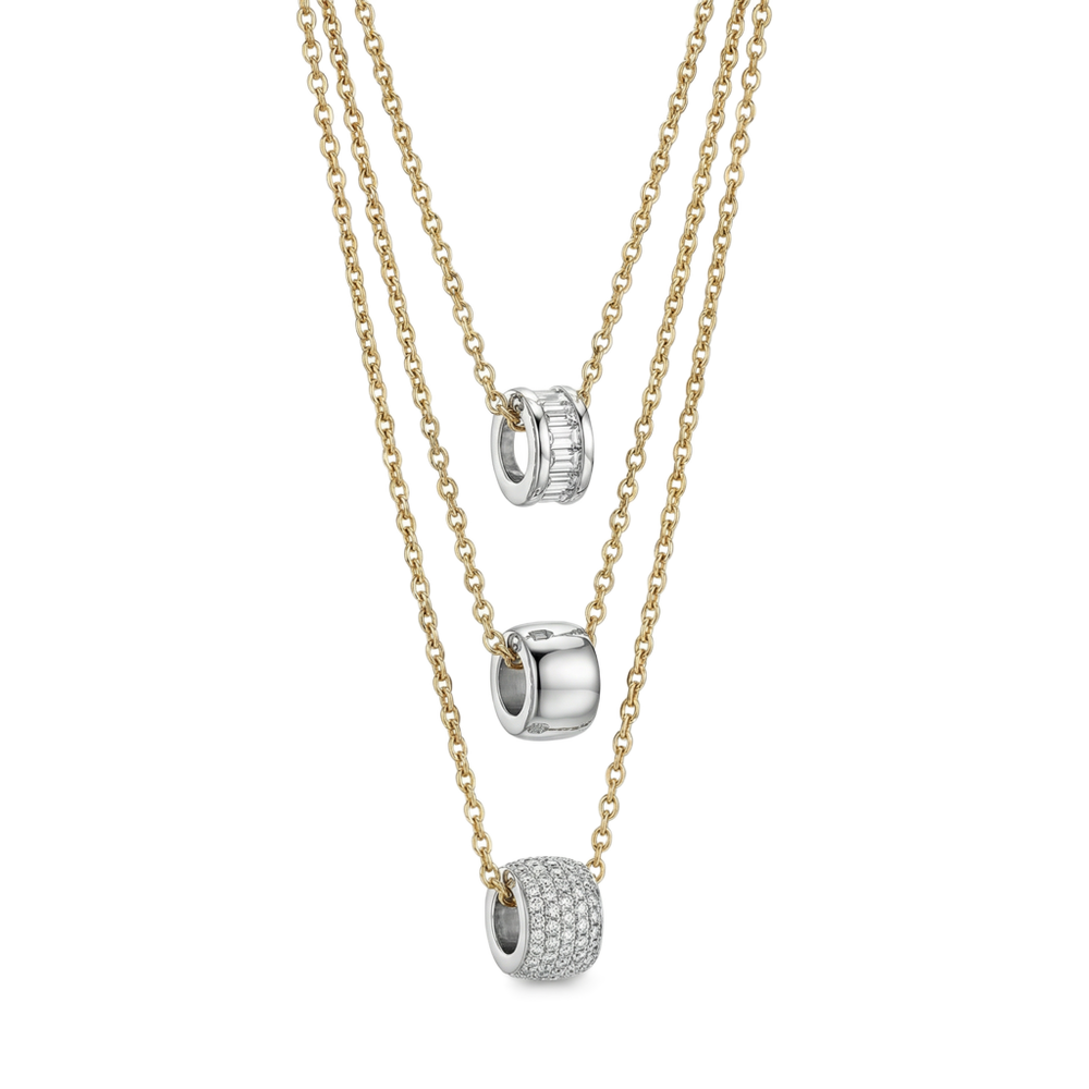 Cascading Bead Layer Kolye