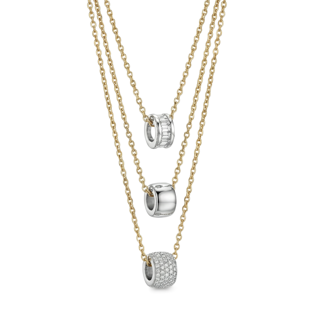 Cascading Bead Layer Kolye