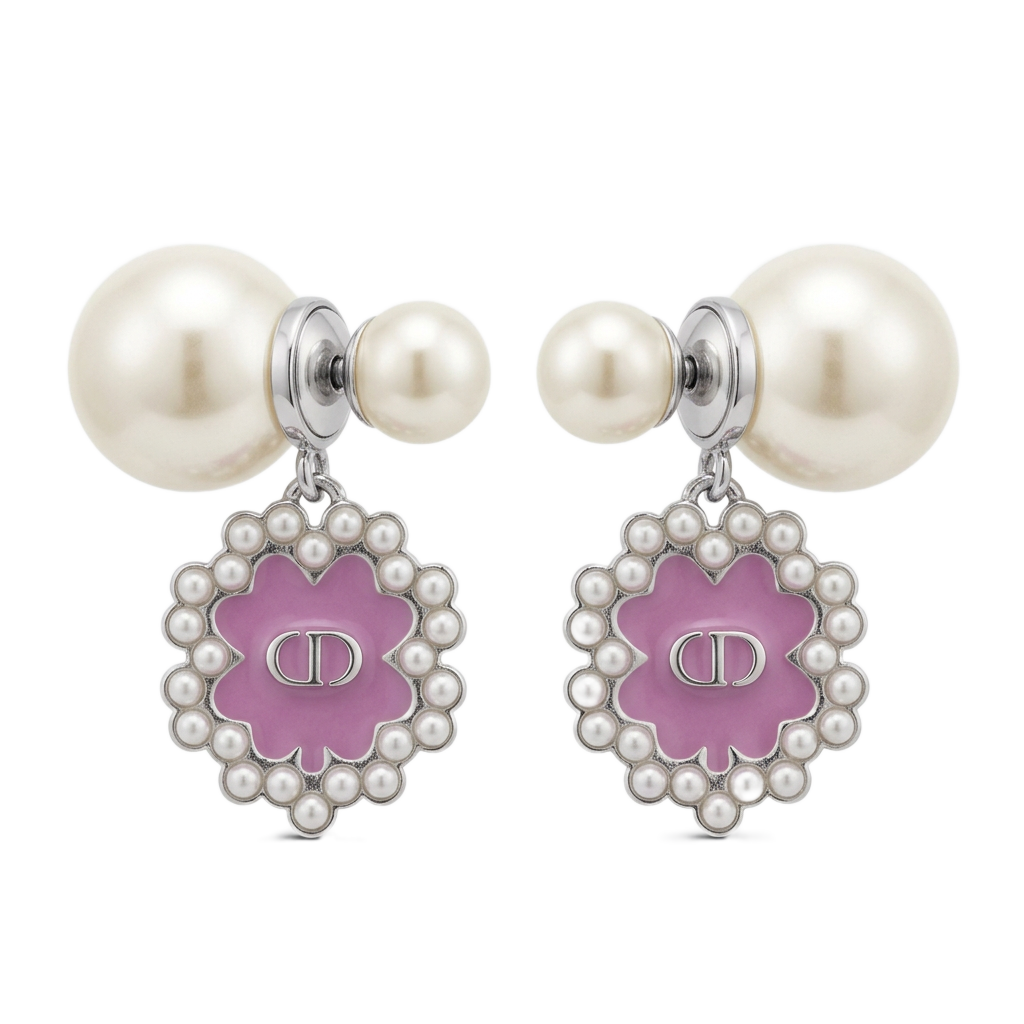 Pink Blossom Küpe (İthal Model)