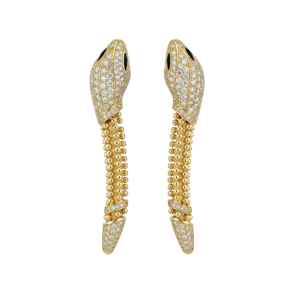 Gilded Cobra Küpe (İthal Model)