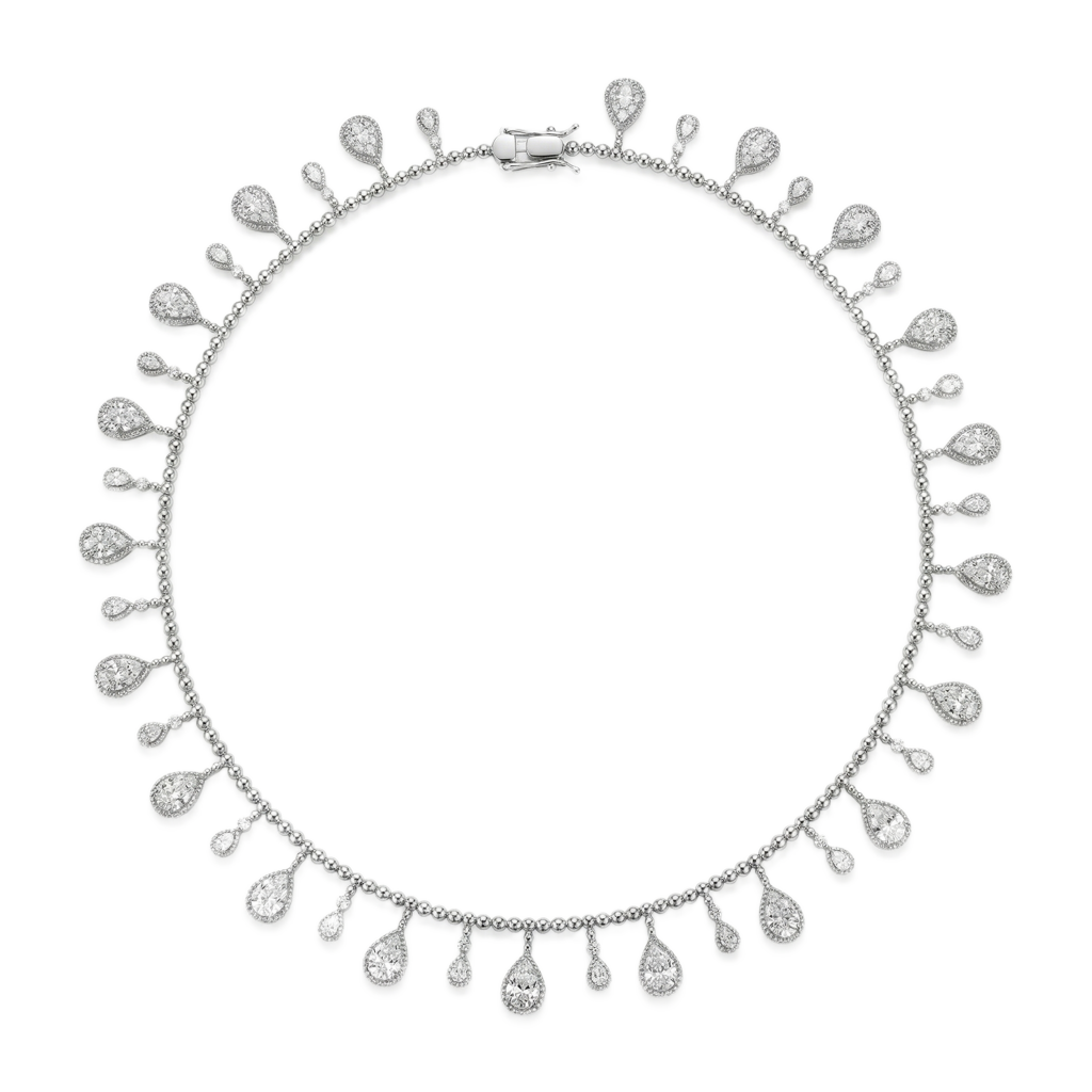 Pear-Cut Radiance Kolye (İthal Model)