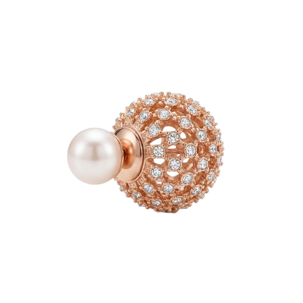 Rosé Garden Küpe (İthal Model)