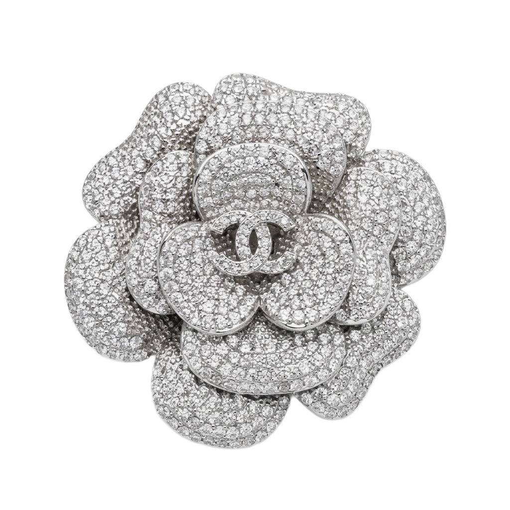 Camellia Broş (İthal Model)