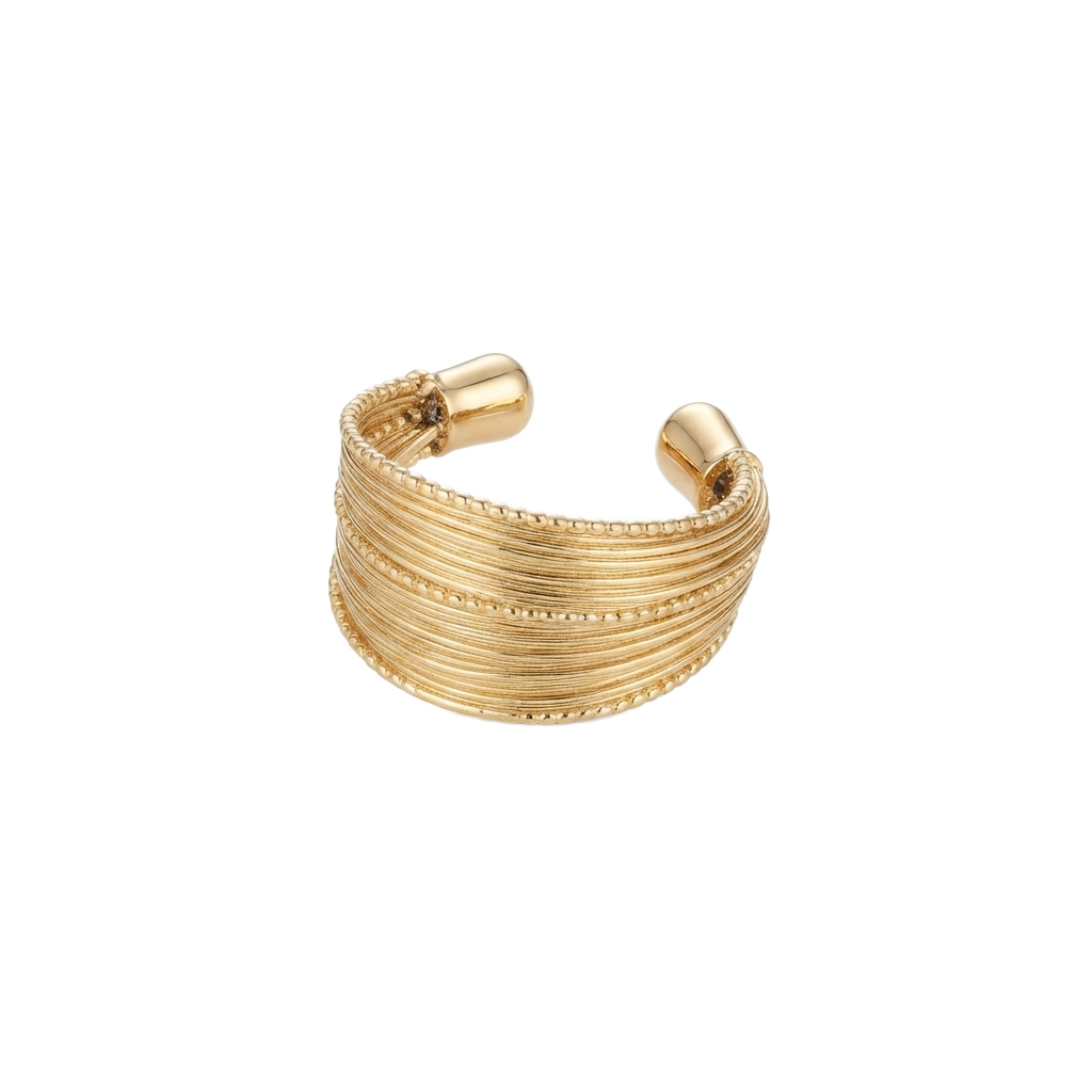Wire Fluted Yüzük