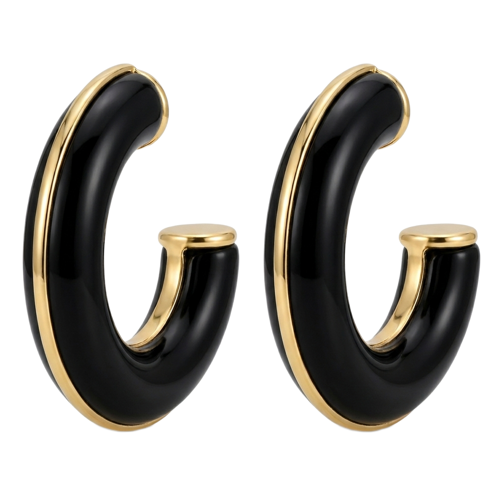 Black Onyx Küpe