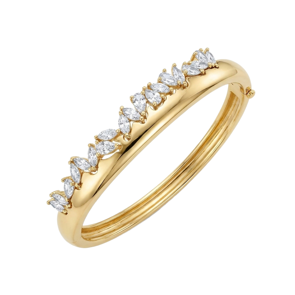 Marquise Cluster Kelepçe