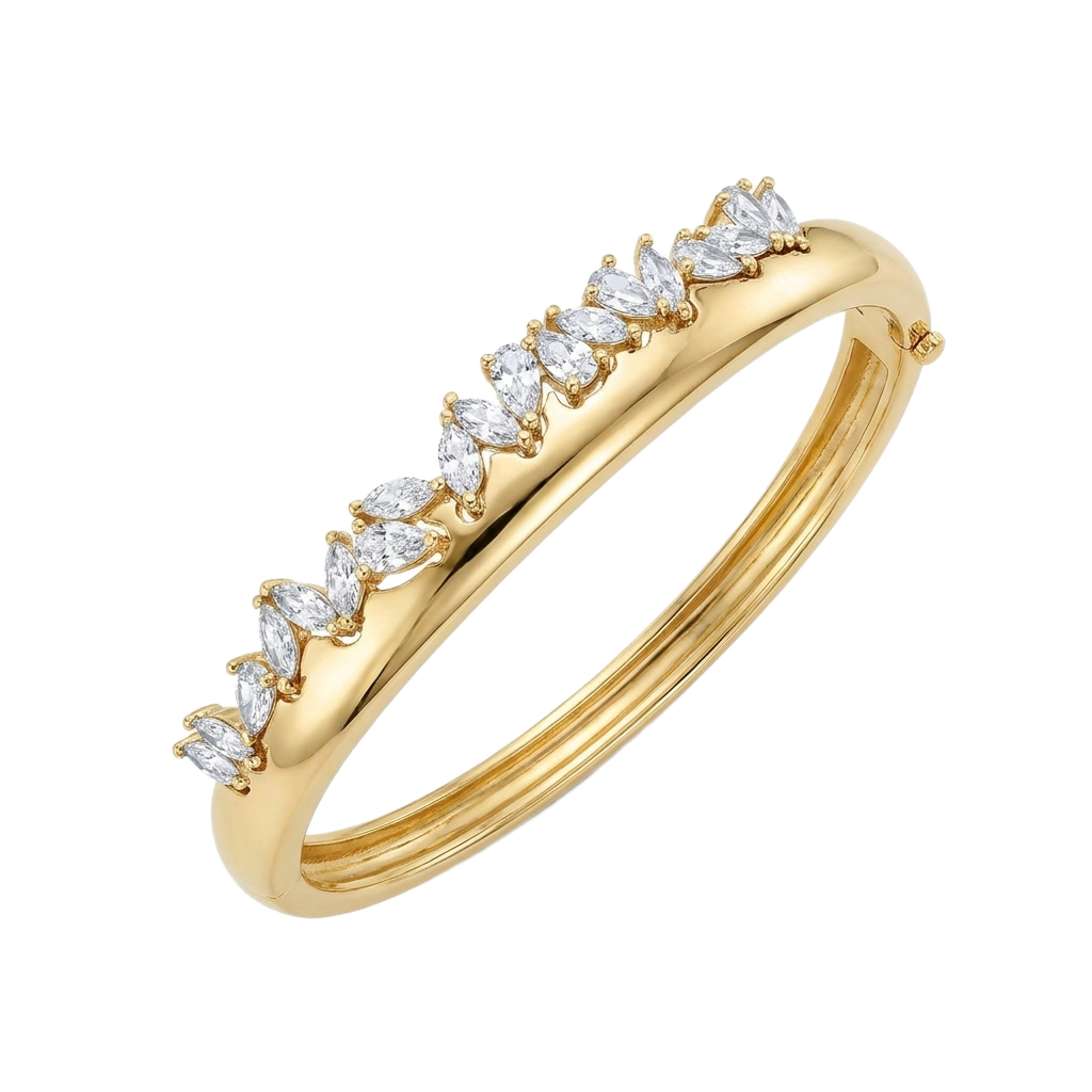 Marquise Cluster Kelepçe