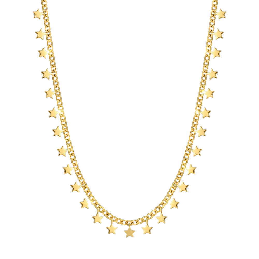 Star-Fringe Curb Kolye