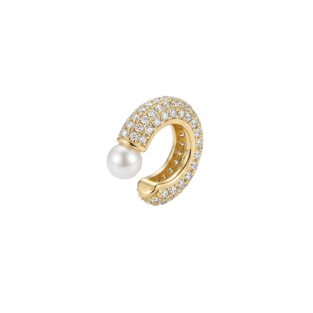 Crystal-Pavé Earcuff