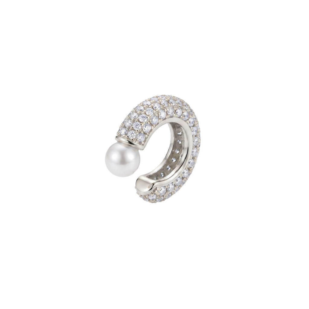 Crystal-Pavé Earcuff
