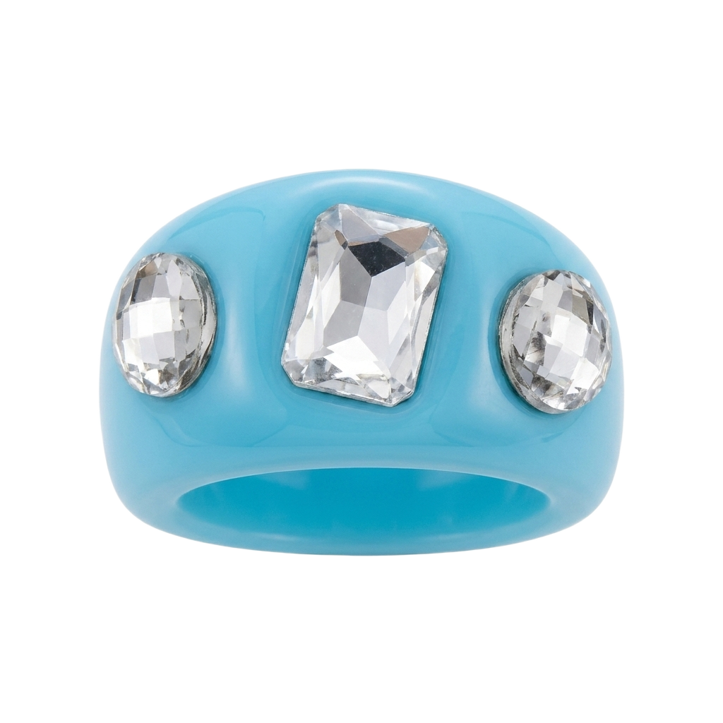 Bubblegum Crystal Yüzük