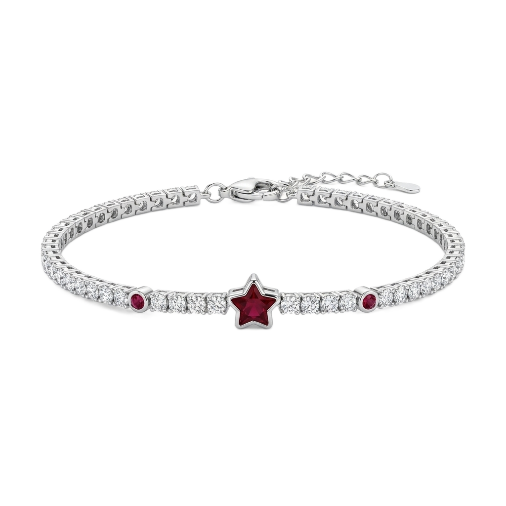 Ruby Star Bileklik