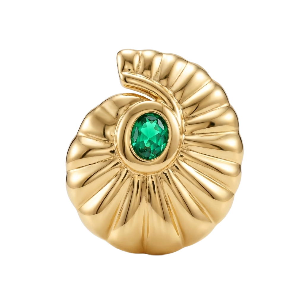 Nautilus Shell Küpe