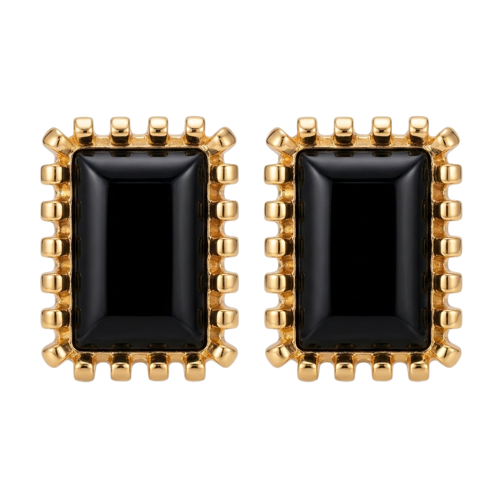 Black Stone Küpe
