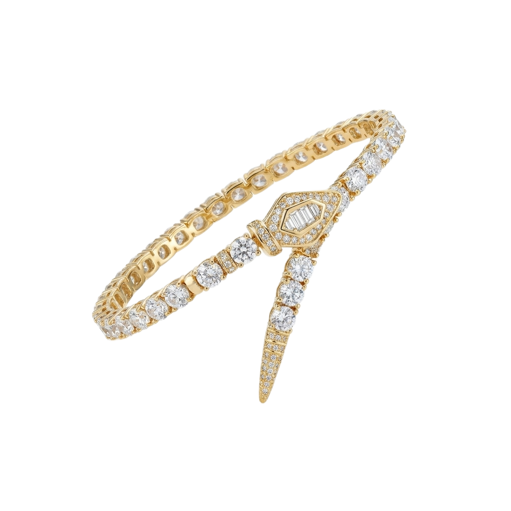 Pavé Serpent Bileklik