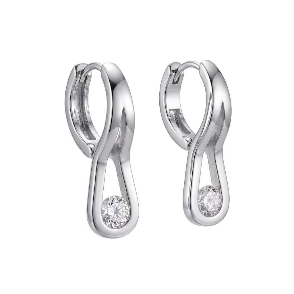 Floating-Solitaire Küpe