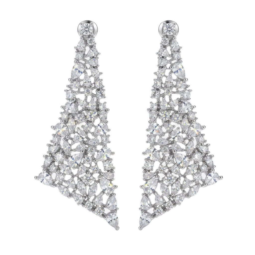 Geometric Cluster Küpe