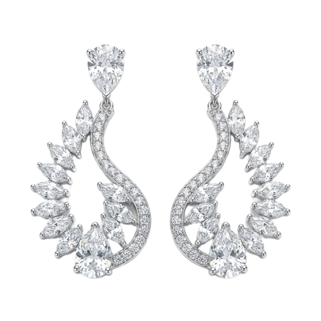 Sapphire Volute Küpe