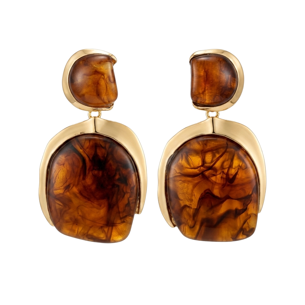 Tortoiseshell Küpe