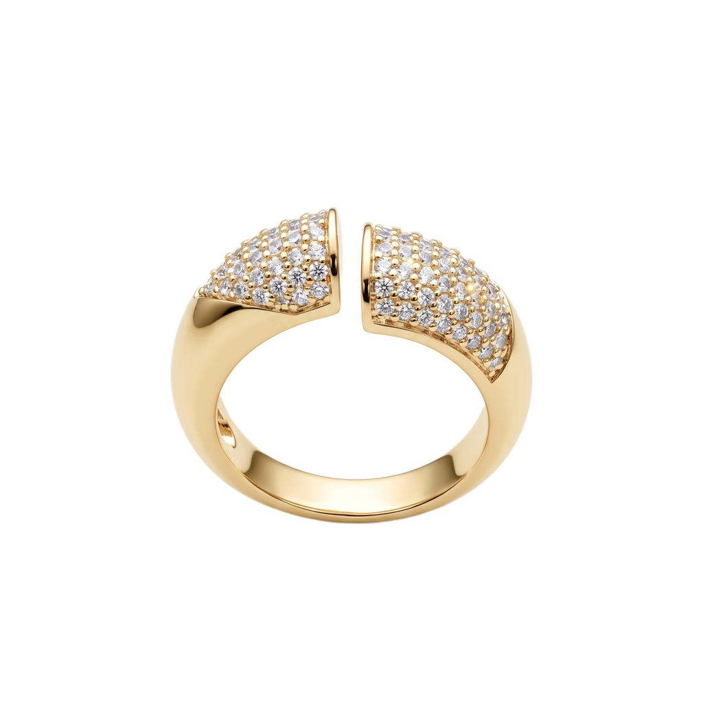 Rhodium Pavé Yüzük