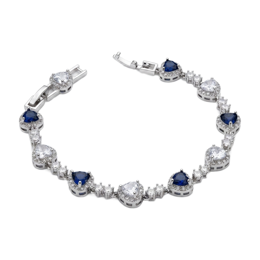 Sapphire Heart Bileklik