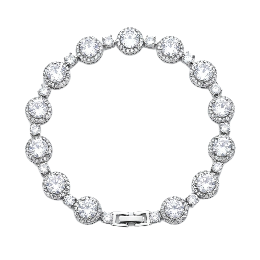 Round Crystal Bileklik