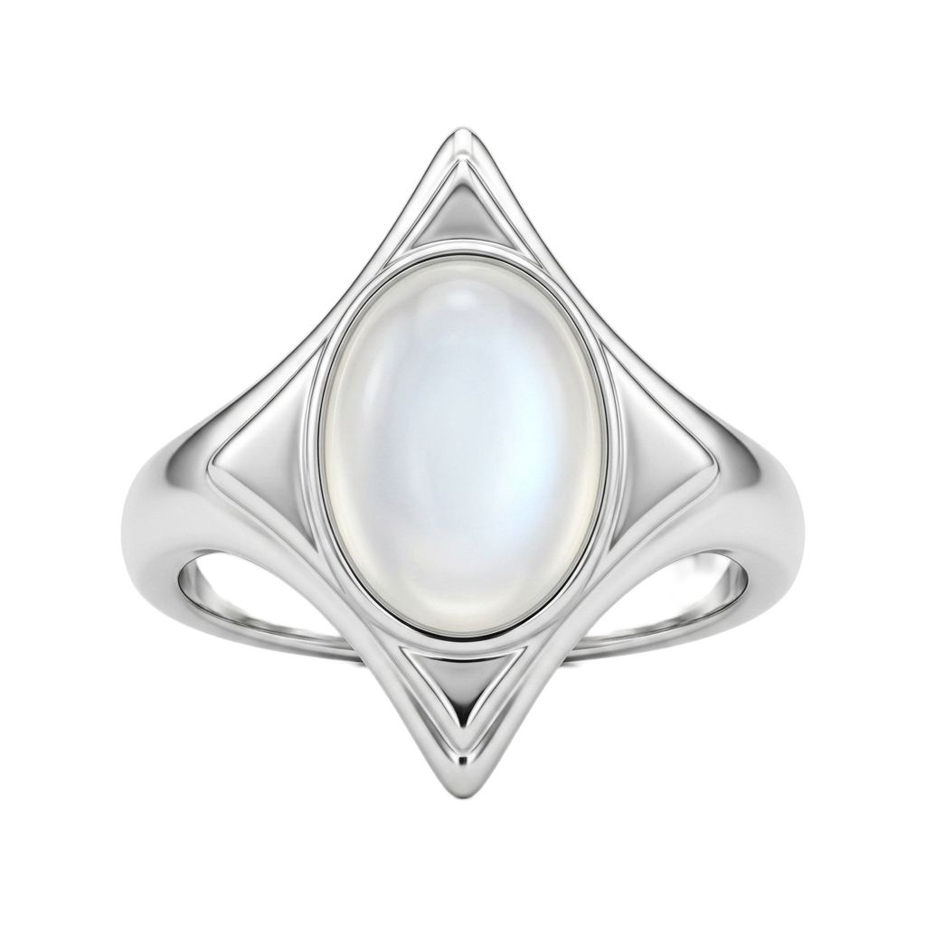 Rhombus Moonstone Yüzük