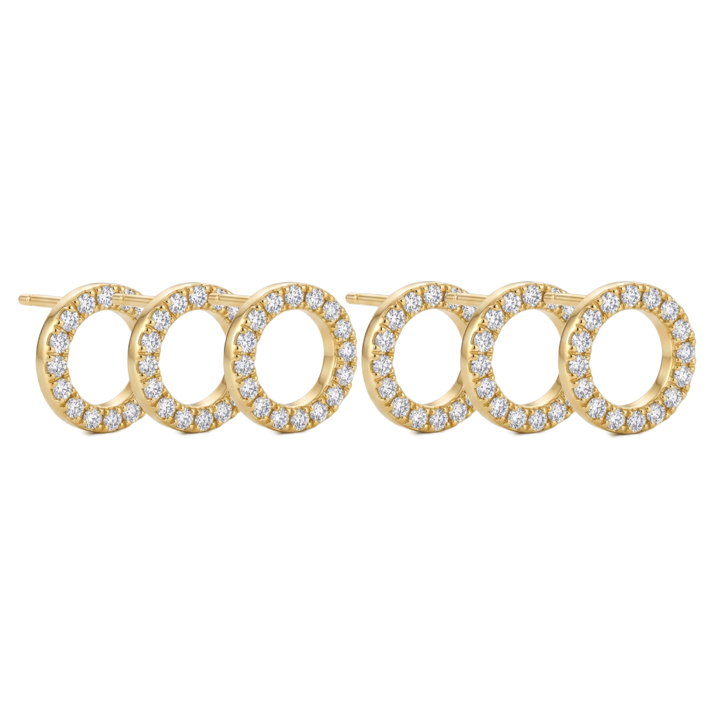 Open-Circle Küpe Set