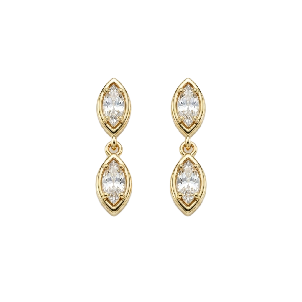 Duo Marquise Küpe