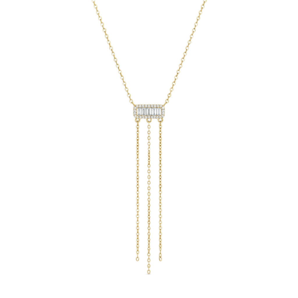 Baguette Fringe Kolye