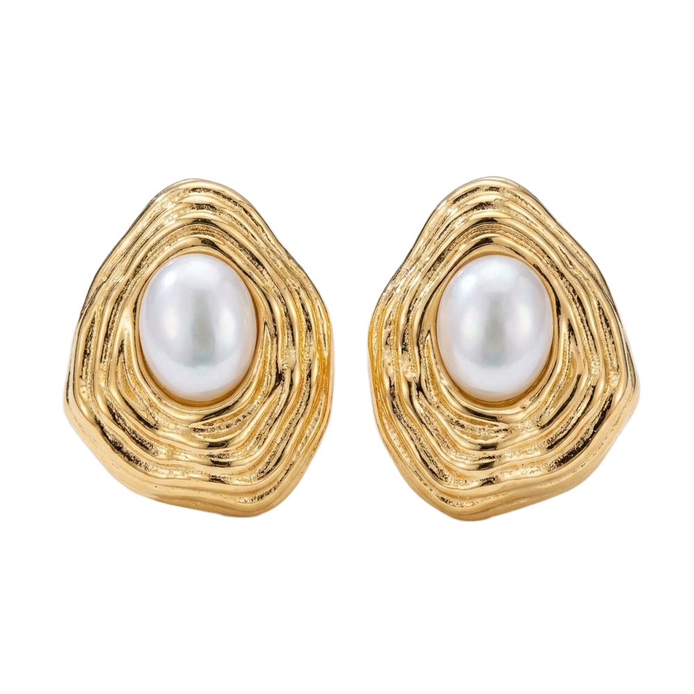 Ripple Pearl Küpe