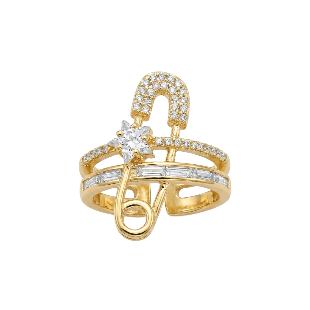 Atropos Safety-Pin Yüzük