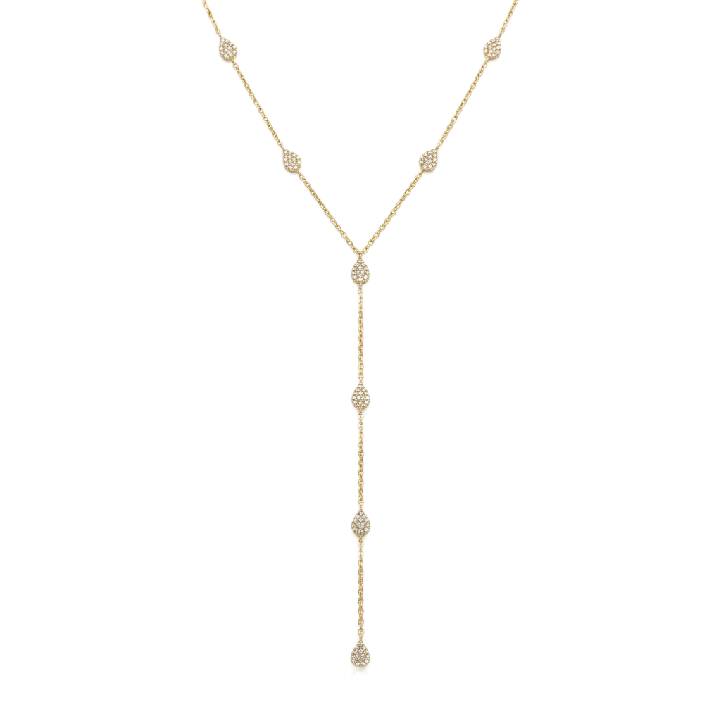 Teardrop Lariat Kolye
