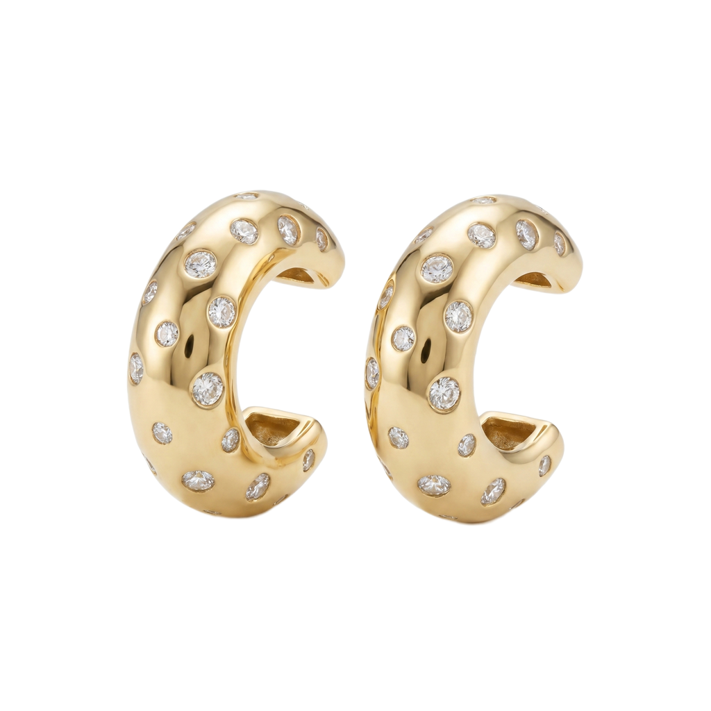Stellar Crater Earrings