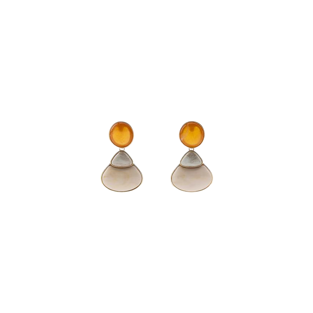 Amber Mist Küpe