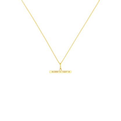 Arquea Curved Signature Necklace