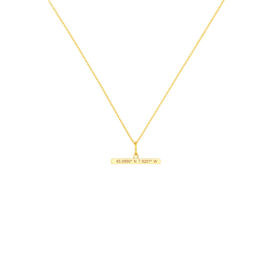 Arquea Curved Signature Necklace