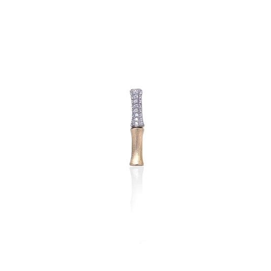 Sparkle Bamboo Small Küpe - MuffGem