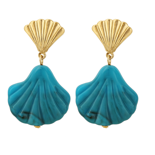 Seafoam Petal Küpe - MuffGem