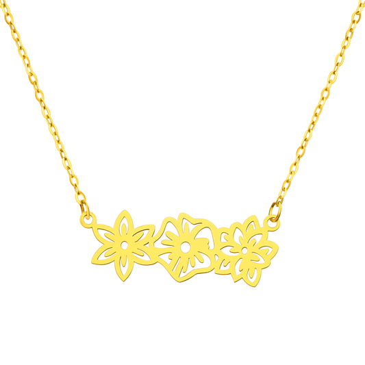 Floréline Multiple Birth Flower Necklace
