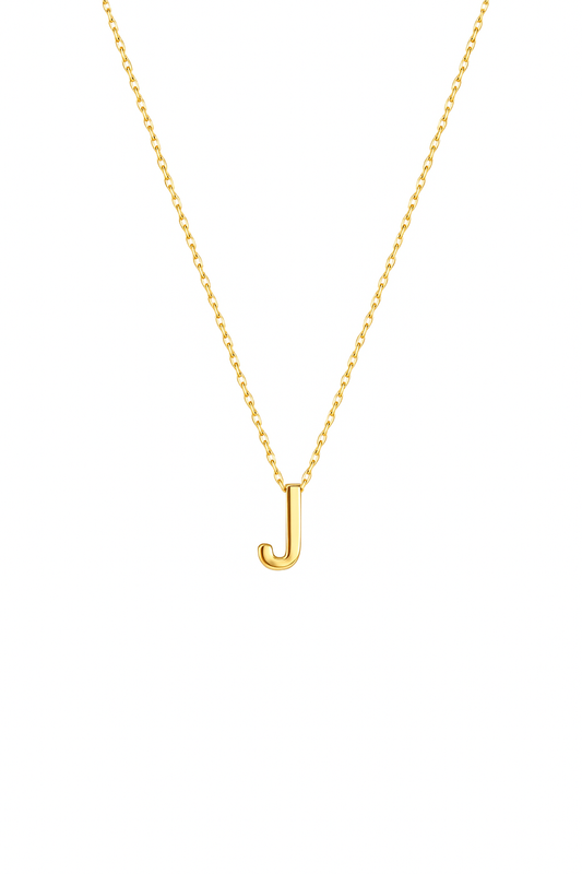 Strata 3D Letter Necklace