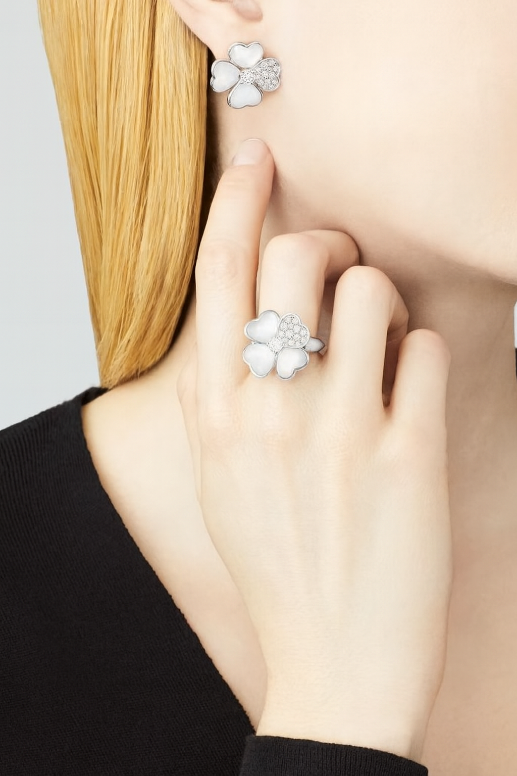 VCA Fortuna Bloom Earrings (Imported Boxed Model)