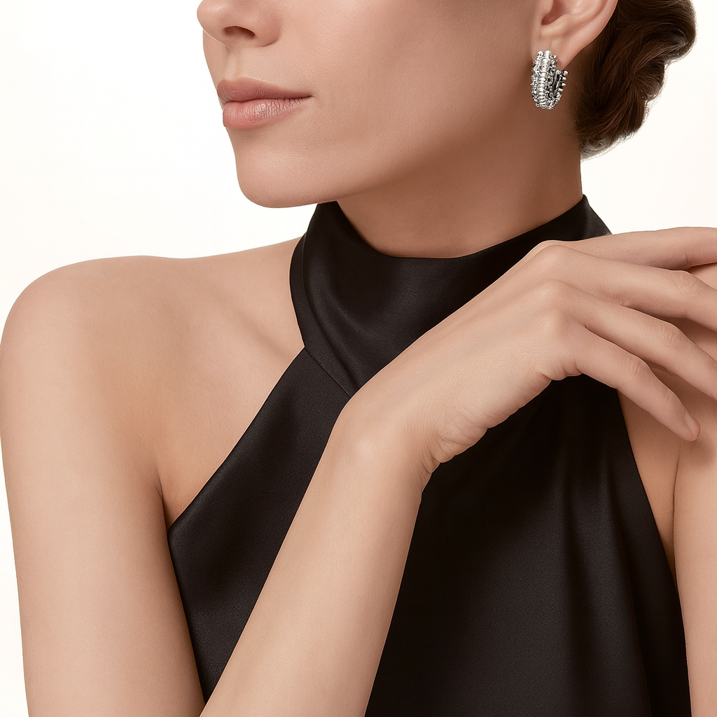 Prism Clash Earrings (Imported Boxed Model)